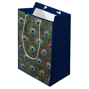 Sacola Para Presentes Média Saco do presente do pavão