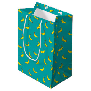 Sacola Para Presentes Média Saco do presente do teste padrão da banana