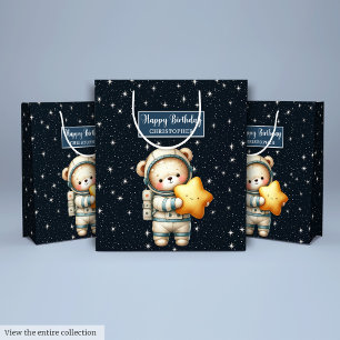 Sacola Para Presentes Média Saco do Presente do Urso de Teddy Personalizado pa