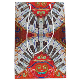 Sacola Para Presentes Média Saco feito sob encomenda do presente do piano R4 -