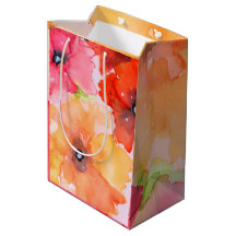 Saco Floral do Presente - Florestas de Aquarelas V