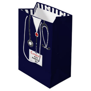 Sacola Para Presentes Média Saco Média de Presente para Graduação de Enferm