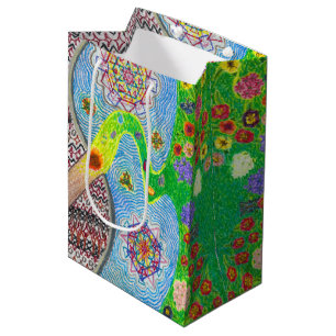 Sacola Para Presentes Média Saco médio do primavera de Nowruz e do presente d