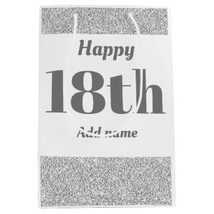Sacola Para Presentes Média Saco personalizado bonito à moda 18o do presente