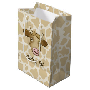 Sacola Para Presentes Média Saco Surpreendido para Presente de Vaca