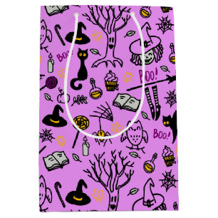 Sacola Para Presentes Média Sacos de presentes para o Halloween.