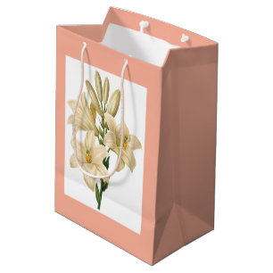 Sacola Para Presentes Média Sacos-presentes das flores de vindima 1 B
