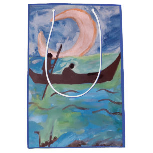 Sacola Para Presentes Média Sail By Moonlight