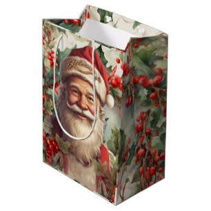 Sacola Para Presentes Média Santo Santa Claus Nicholas Natal