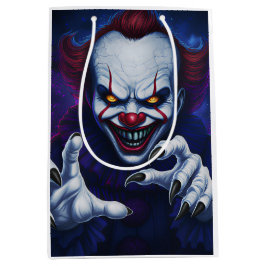 Sacola Para Presentes Média Scary Clown Gift Bag