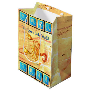 Sacola Para Presentes Média Scorpion Baby Scorpio (24 de outubro - 21 de novem