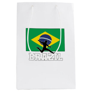 Sacola Para Presentes Média Seleção Brasileira de Futebol