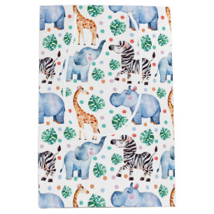 Sacola Para Presentes Média Selva Selvagem Selvagem Cuja Saco Deu Presente