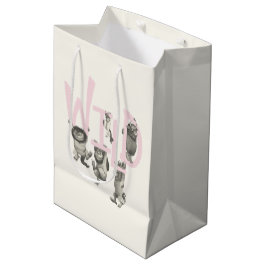Sacola Para Presentes Média SELVAGEM | Coisas Selvagens e Max - Rosa
