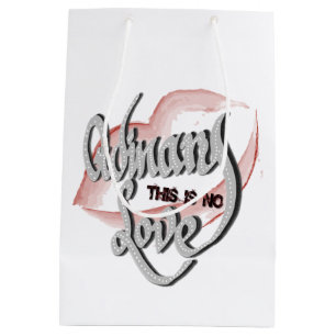 Sacola Para Presentes Média Sem Amor Comum, Saco De Presente
