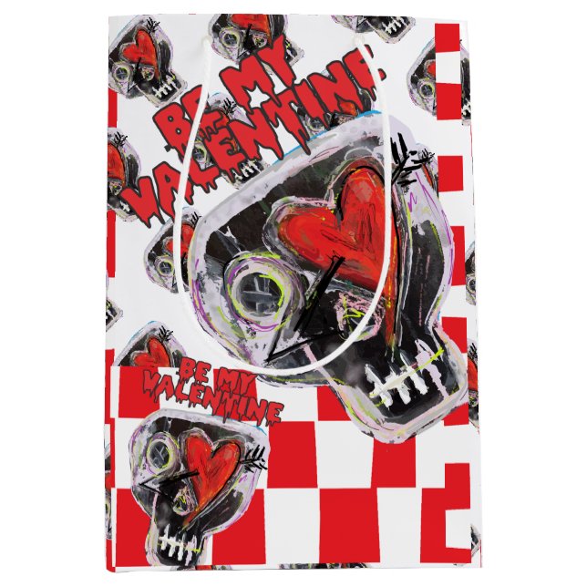 SACOLA PARA PRESENTES MÉDIA SER MEU NAMORADOS (Frente)