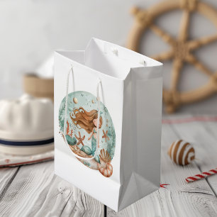 Sacola Para Presentes Média Sereia Sonha Crianças