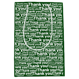 Sacola Para Presentes Média Serviço de Cuidados Lançados Brancos Verdes - Obri