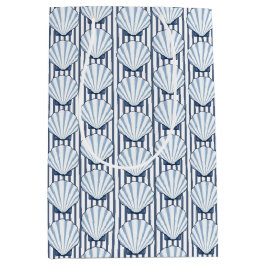 Sacola Para Presentes Média Shell Stripe Elegance!