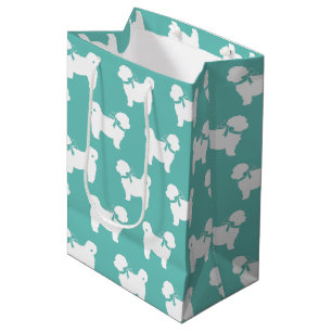 Sacola Para Presentes Média Shih Tzu Cachorro Puppy Urso Curto