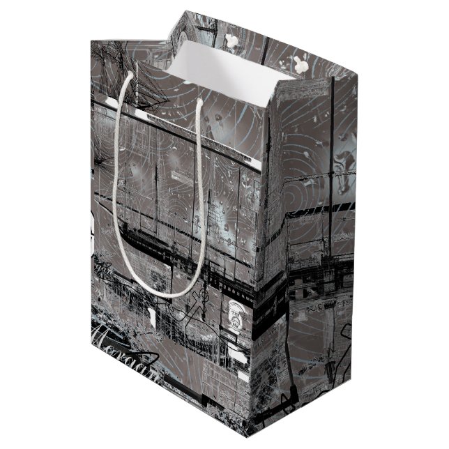 Sacola Para Presentes Média Ship Register (Verso inclinado)