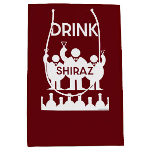 Sacola Para Presentes Média Shiraz Wine Drinkers