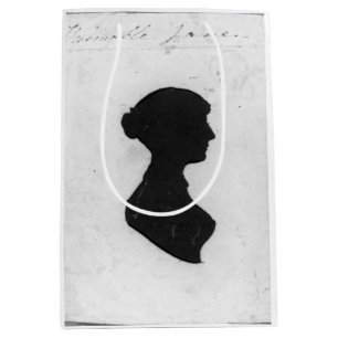 Sacola Para Presentes Média Silhueta de Jane Austen