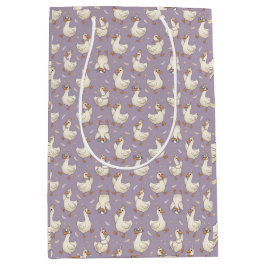 Sacola Para Presentes Média Silly Goose Party Parade Funny Birthday