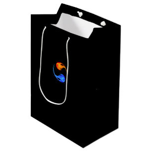 Sacola Para Presentes Média Símbolo de amor-