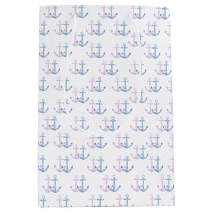 Sacola Para Presentes Média Simples Anchor Duo!