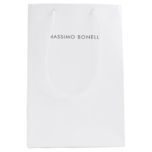 Sacola Para Presentes Média Simples Moderno Elegante