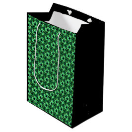 Sacola Para Presentes Média Sinfonia em verde