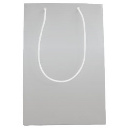 Sacola Para Presentes Média Sinos De Prata Metálicos