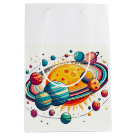 Sacola Para Presentes Média Sistema solar