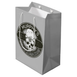 Sacola Para Presentes Média Skater Personalizado NOME Caveira Skate Personaliz