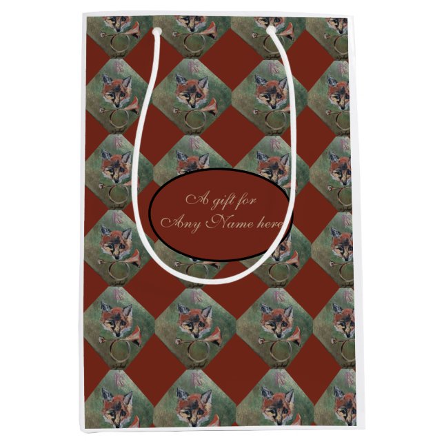 Sacola Para Presentes Média Sly Sr. Fox (Frente)