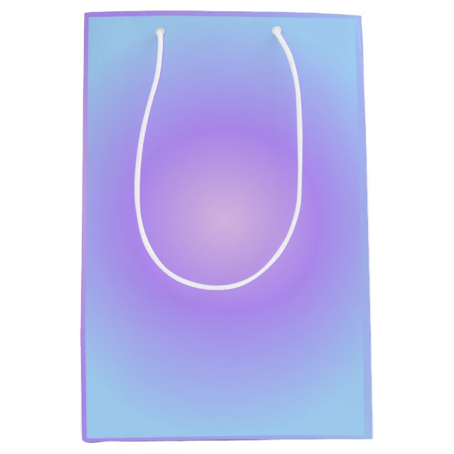 Sacola Para Presentes Média Soft Cotton Lavender (Frente)