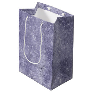 Sacola Para Presentes Média Sonho Roxo Sparkle