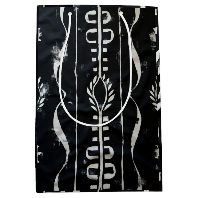 Sacola Para Presentes Média Sophisticated Soulful Holidays (Frente)