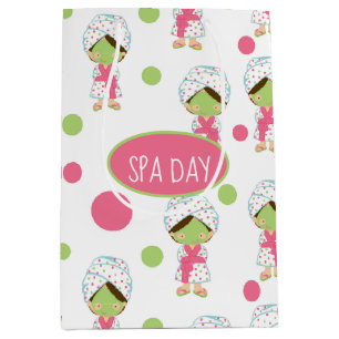 Sacola Para Presentes Média Spa a Day Gift Bag