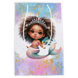 Sacola Para Presentes Média Splish Splash Smermaid Party Plain Gift Bag