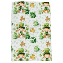 Sacola Para Presentes Média St Patricks Lucky One Primeiro Aniversário