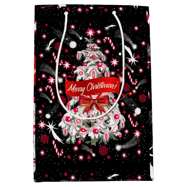 Sacola Para Presentes Média Starry Night (Frente)