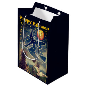 Sacola Para Presentes Média Starry Witch