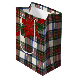 Sacola Para Presentes Média Stewart Dress Modern Scottish Tartan