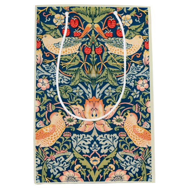 Sacola Para Presentes Média Strawberry Thef William Morris Gift Bag (Frente)