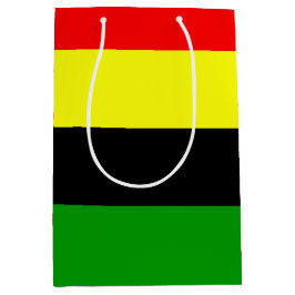 Sacola Para Presentes Média Stripes Afrocêntricas