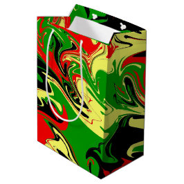 Sacola Para Presentes Média Sujidade Afrocêntrica