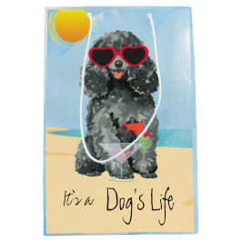 Sacola Para Presentes Média Summer Toy Poodle