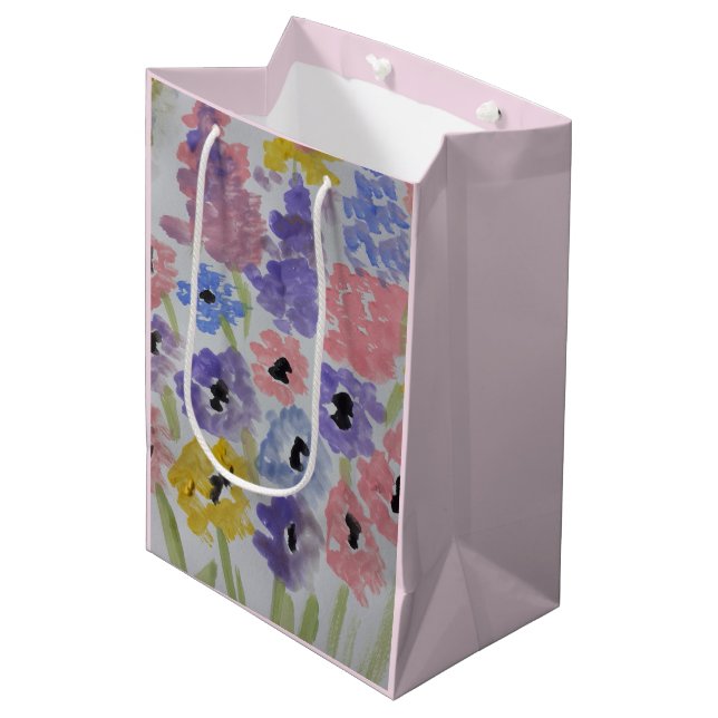 Sacola Para Presentes Média Summer Willowers (Frente inclinada)